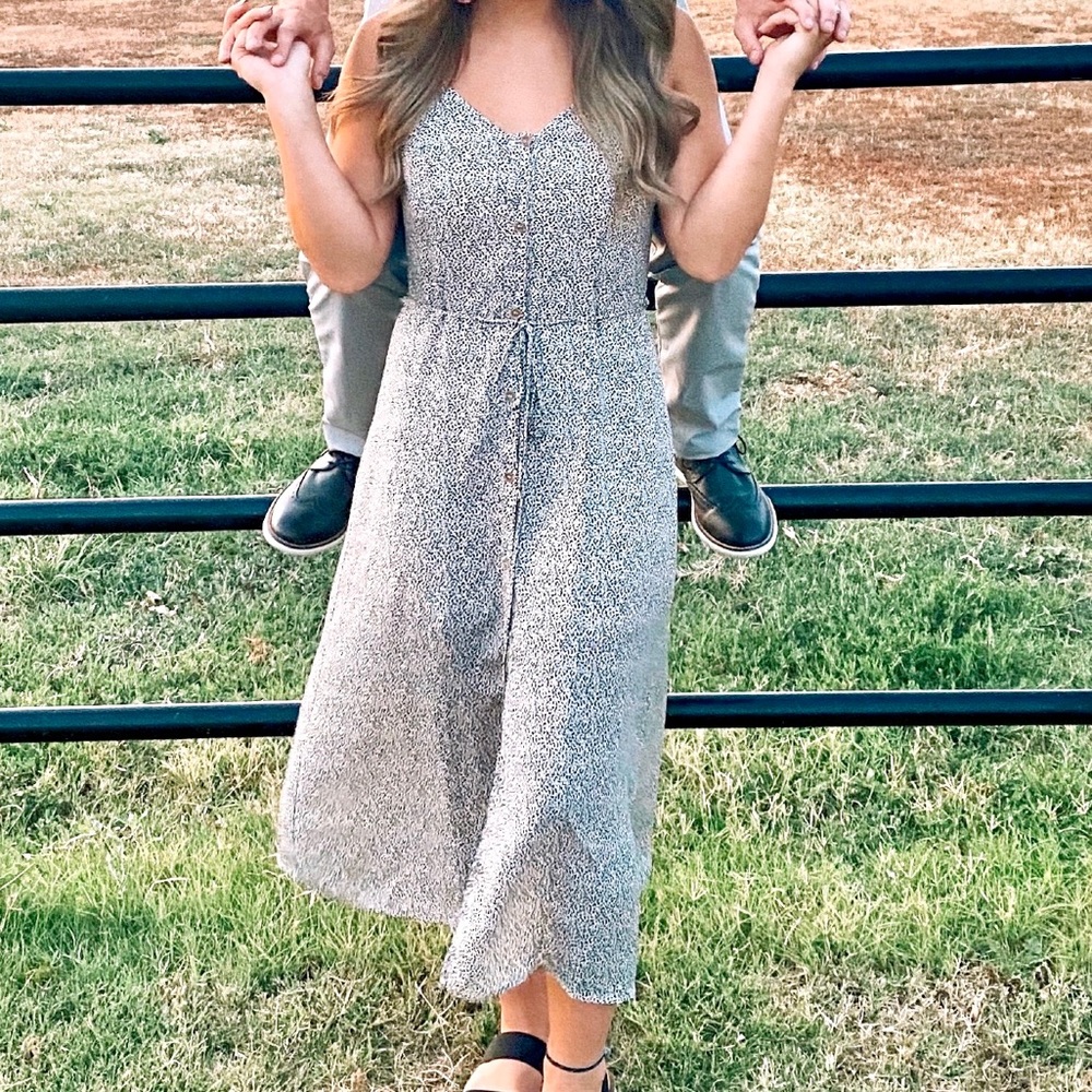 Cheetah Midi Button Dress